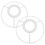 2pcs e27 metal lampshade frame brackets for handmade light covers 9