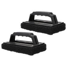 2pcs multi-function kitchen countertop and grill rack cleaning brushes