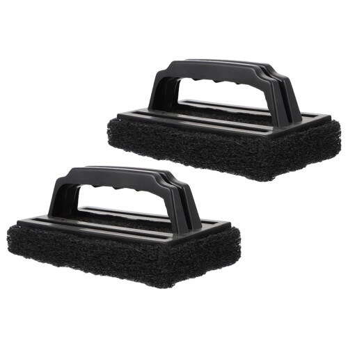 2pcs multi-function kitchen countertop and grill rack cleaning brushes