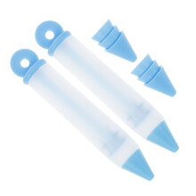 2 pcs food pens for chocolate cream icing and pastry decoration