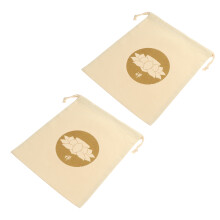 2 pcs buddhist singing bowl drawstring bag for meditation