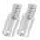 2Pcs Precision Threaded Metal Adapter for Broom Mop Extension Poles 1