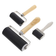 3 rubberen rollers voor drukwerk, geschikt voor beginners en pros
