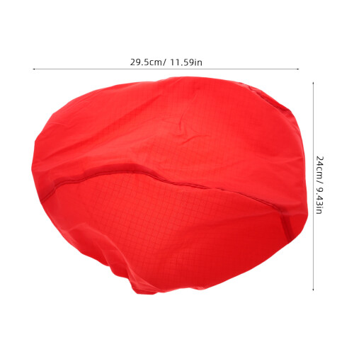 Protection Casque Cyclisme Rouge Anti-Vent 1