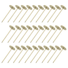 50 pz chiodi tappezziere testa piana 5x1,8 cm oro, per divano e parete