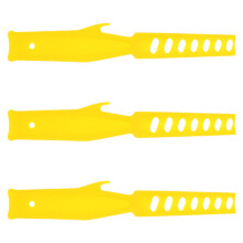 3 mengstokjes : plastic roerstaafjes voor verf of plantenlabels