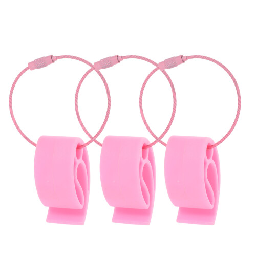 3 vliegende schijfclips met , draagbare houder