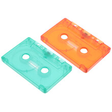 2Stk Farbige Kunststoff-Kassettentapes Für Musikfans Und Raumschmuck