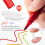 10 unid para tinta acrílica substituíveis refil 9