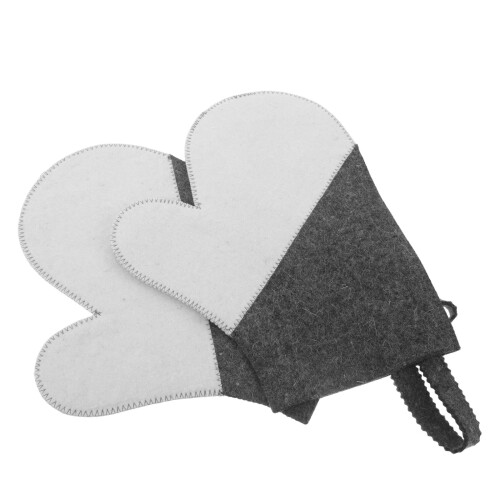 2 luvas de para sauna com isolamento térmico e respiráveis
