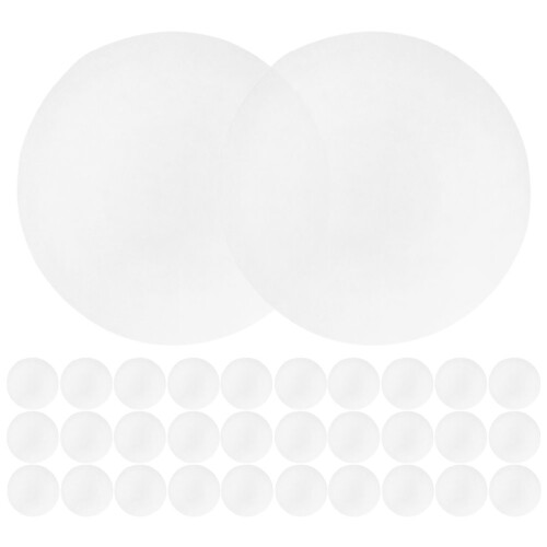 1000 vedantes circulares brancos 13 cm para café