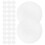 1000 vedantes circulares brancos 13 cm para café 11