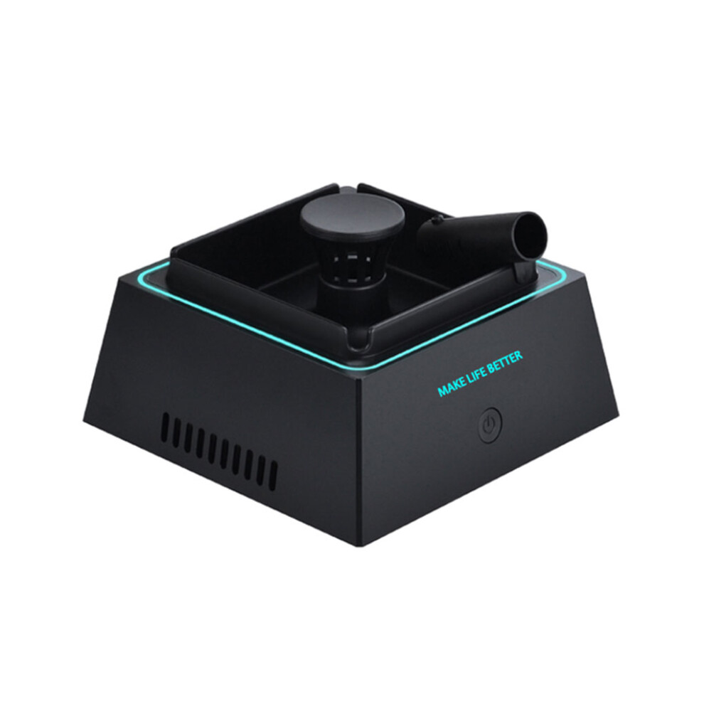 (Black with light) Gift Ashtray Stylish And Practical For Smokers Multi-purpose Air-image-OPC-PKKH8DW-NEW