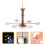 mini ceiling lamp for bedroom living room sand table decoration 3