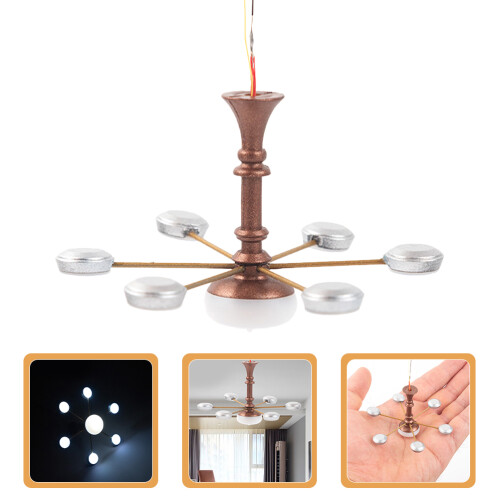 mini ceiling lamp for bedroom living room sand table decoration 2