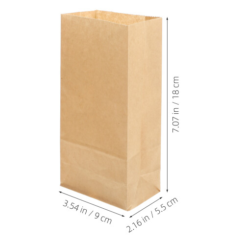 100pcs pastry bag for candy, bread, takeout storage and packaging 2