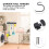 garage wall mount tool organizer set with mop broom holder 11