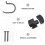 garage wall mount tool organizer set with mop broom holder 8