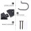 garage wall mount tool organizer set with mop broom holder 9