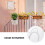 fence hanging wrought iron shelf flowerpot basket storage container 10