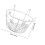 fence hanging wrought iron shelf flowerpot basket storage container 2