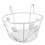 fence hanging wrought iron shelf flowerpot basket storage container 7