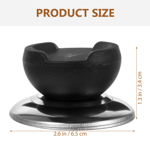 Replacement Lid Handle For Pot Lid Black Stainless Steel 2pcs 1