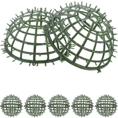 6 pcs artificial plant topiary ball support plastic frame rack 1