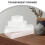 Office Supply Organizer Transparent Acrylic 18pcs 8