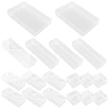 Office Supply Organizer Transparent Acrylic 18pcs