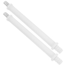 2pcs toilet brush handle replacement heads for bathroom use