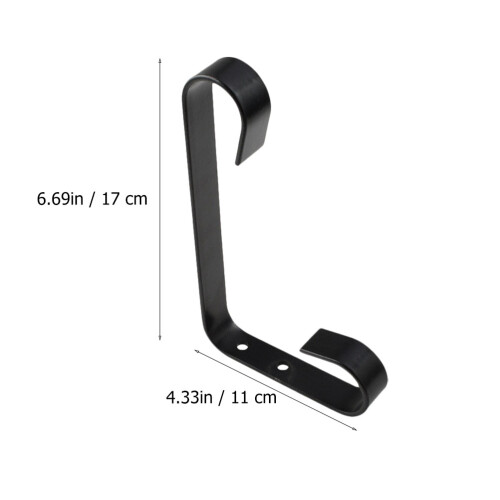2pcs iron rustic wall hook for plant, lantern, bird feeder hanger 1