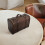 Wooden Storage Chest With Handle Vintage Suitcase Prop 5