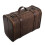 Wooden Storage Chest With Handle Vintage Suitcase Prop 1