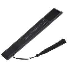 chinese style handheld folding fan with delicate flower pattern