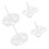 4 Pcs Refrigerator Egg Stand Cups For Boiled Eggs Holder Cooking 1