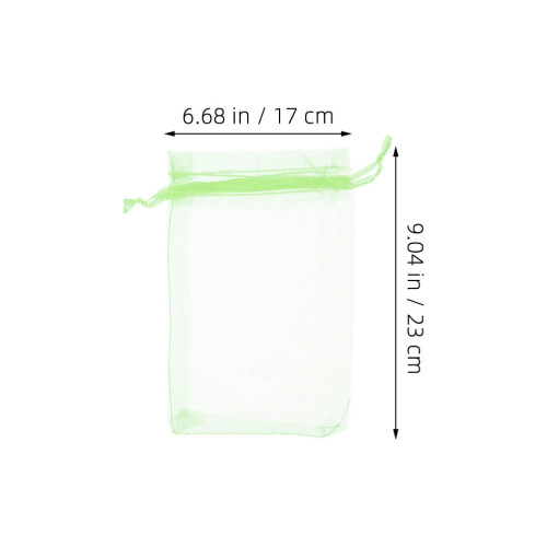 100pcs Fruit Protection Bags with Drawstring 17x23cm 1