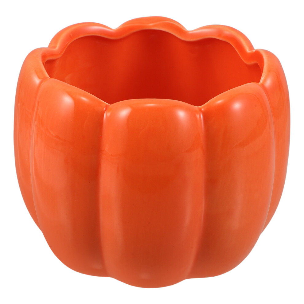 pumpkin shaped ceramic soup bowl for party snacks and everyday use-image-OPC-PKKHJBM-NEW