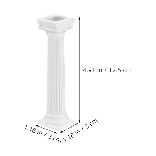 4pcs roman column cake pillars wedding dessert stand decorative 1