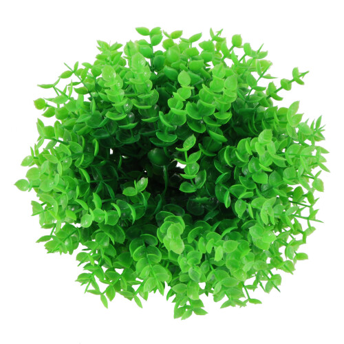 2 pcs artificial grass ball pendant wedding decor (green)