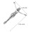 pendente uomo con in , collana 5,4 cm 3