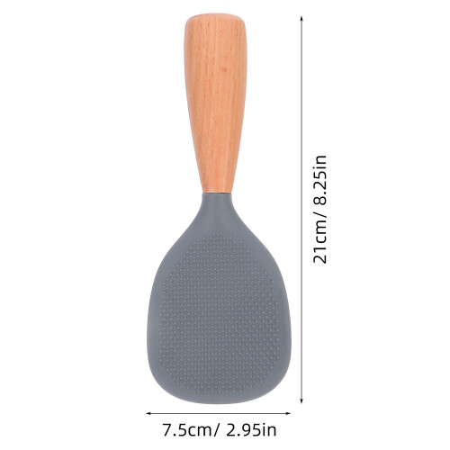 cucchiaio silicone antiaderente per risotto e pentola 1