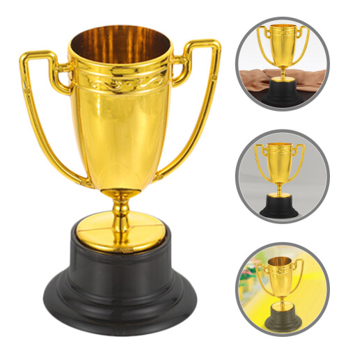 10 unid. mini troféu honorário, brinquedo , decoração de 2