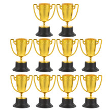 10 unid. mini troféu honorário, brinquedo , decoração de