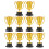 10 unid. mini troféu honorário, brinquedo , decoração de 1