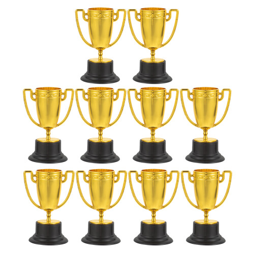 10 unid. mini troféu honorário, brinquedo , decoração de