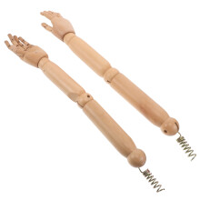 braccia in legno realistiche per manichino articolato,