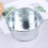 balde metal para batatas, e salgadinhos com alças ( ) 7