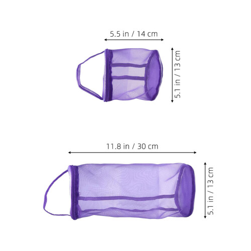 2 pezzi borsa rete lana per e uncinetto 2