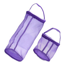2 pezzi borsa rete lana per e uncinetto